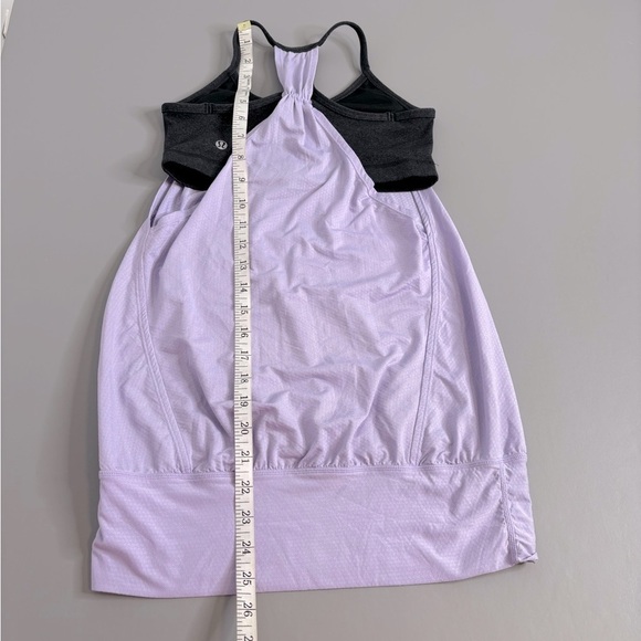 Lululemon No Limits Tank Top Lolo Purple Grey Size 4 - Picture 5 of 6